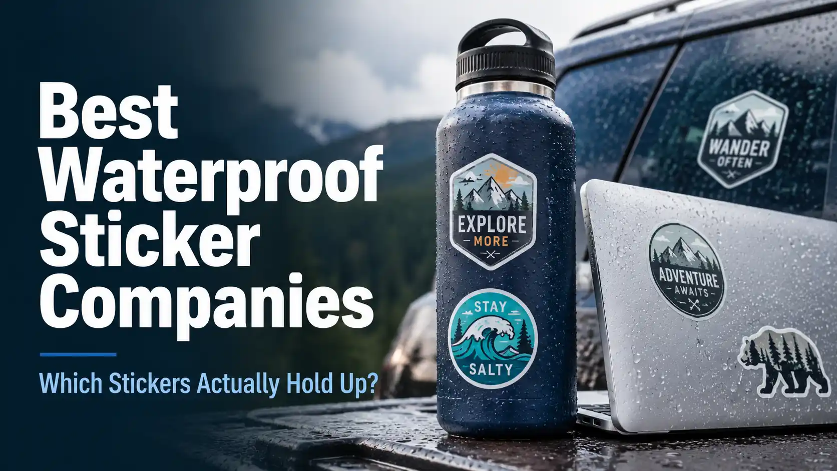 Best Waterproof Sticker Companies: Which Stickers Actually Hold Up?